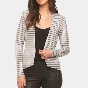 Tart Collection Gray Pinstripe Blazer